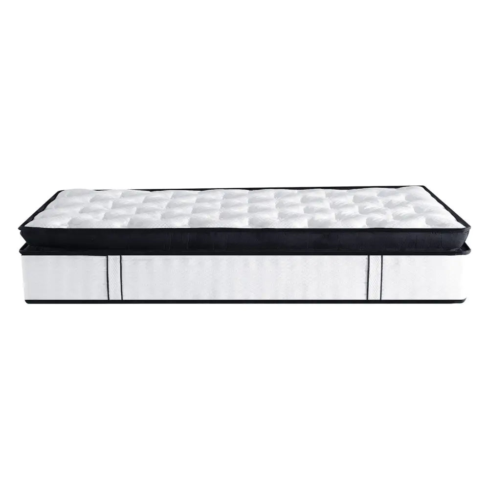 Laura Hill King Single Mattress Bed Size Euro Top 5 Zone Spring Foam 32cm - Home & Garden > Bedding
