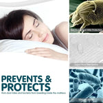 Laura Hill Luxury Cool Max Comfortable Fully Fitted Bed Mattress Protector Queen - Home & Garden > Bedding