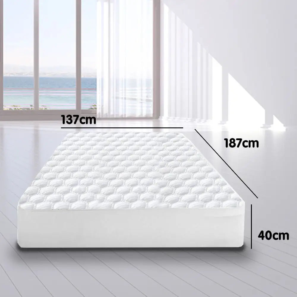 Laura Hill Luxury Cool Max Comfortable Fully Fitted Bed Mattress Protector Queen - Home & Garden > Bedding