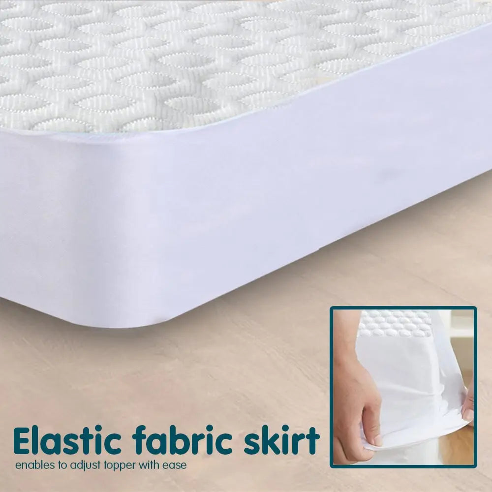 Laura Hill Luxury Cool Max Comfortable Fully Fitted Bed Mattress Protector Queen - Home & Garden > Bedding