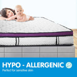 Laura Hill Mattress Queen Size Euro Top Pocket Spring Natural Latex Foam Bed - Home & Garden > Bedding