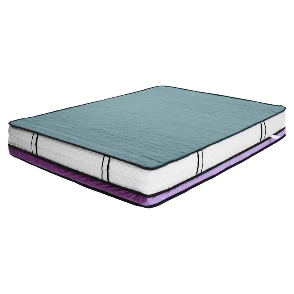 Laura Hill Mattress Queen Size Euro Top Pocket Spring Natural Latex Foam Bed - Home & Garden > Bedding