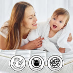 Laura Hill Mattress Queen Size Pillow Top Pocket Spring High Density Foam 22cm - Home & Garden > Bedding