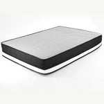 Laura Hill Queen Mattress Bed Size Euro Top 5 Zone Spring Foam 32cm - Furniture > Mattresses > Mattress Toppers