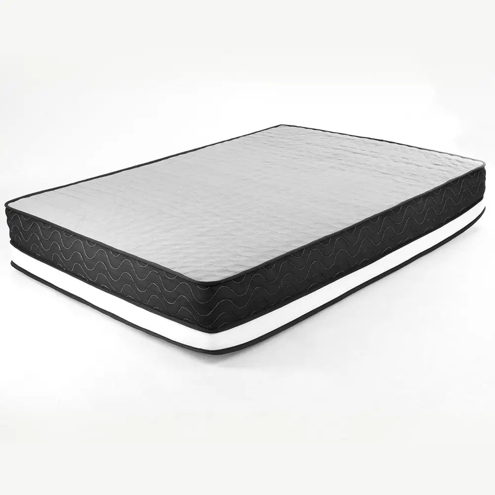 Laura Hill Queen Mattress Bed Size Euro Top 5 Zone Spring Foam 32cm - Furniture > Mattresses > Mattress Toppers