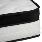 Laura Hill Queen Mattress Bed Size Euro Top 5 Zone Spring Foam 32cm Bedding Pocket - Home & Garden > Bedding