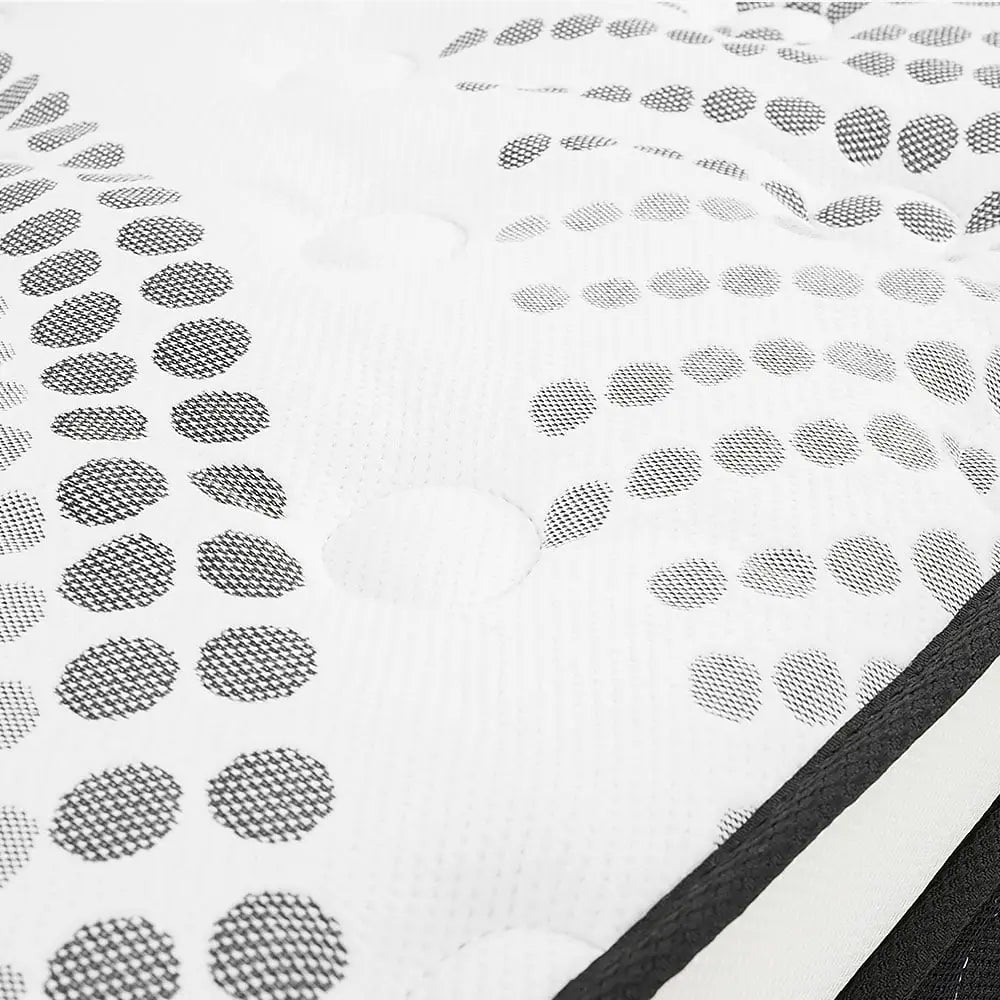 Laura Hill Queen Mattress Bed Size Euro Top 5 Zone Spring Foam 32cm - Furniture > Mattresses > Mattress Toppers