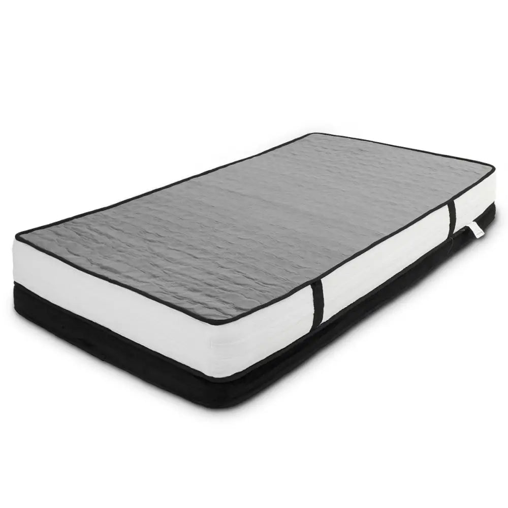 Laura Hill Single Mattress Bed Size Euro Top 5 Zone Spring Foam 32cm - Home & Garden > Bedding