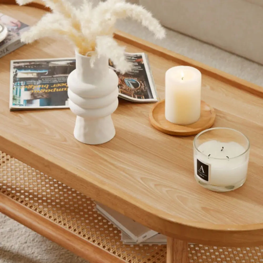 Lauren Natural Coffee Table - Furniture > Living Room