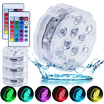 Lazy Dayz 13 Colors LED Remote Pool Light 4 Pack - Home & Garden > Lighting > Night Lights & Ambient Lighting