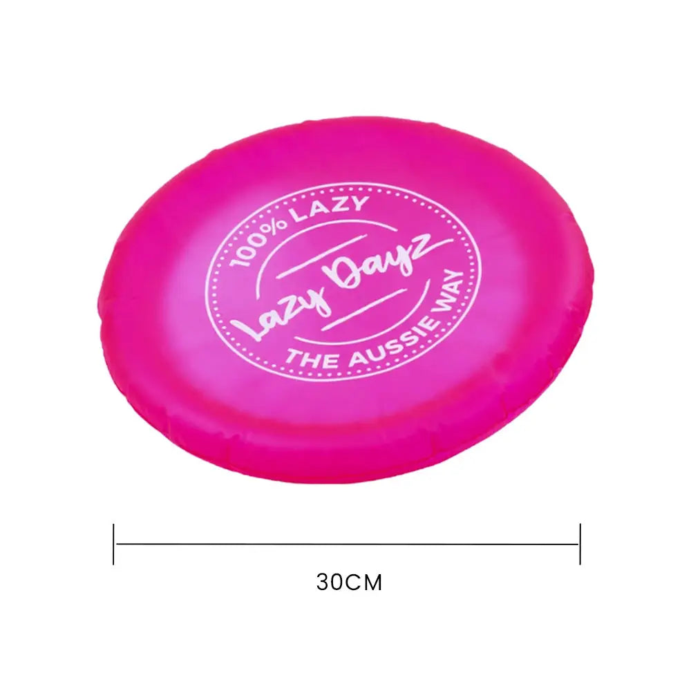 Lazy Dayz Inflatable Frisbee - Pink - Occasions > Party & Birthday Novelties > Party Supplies