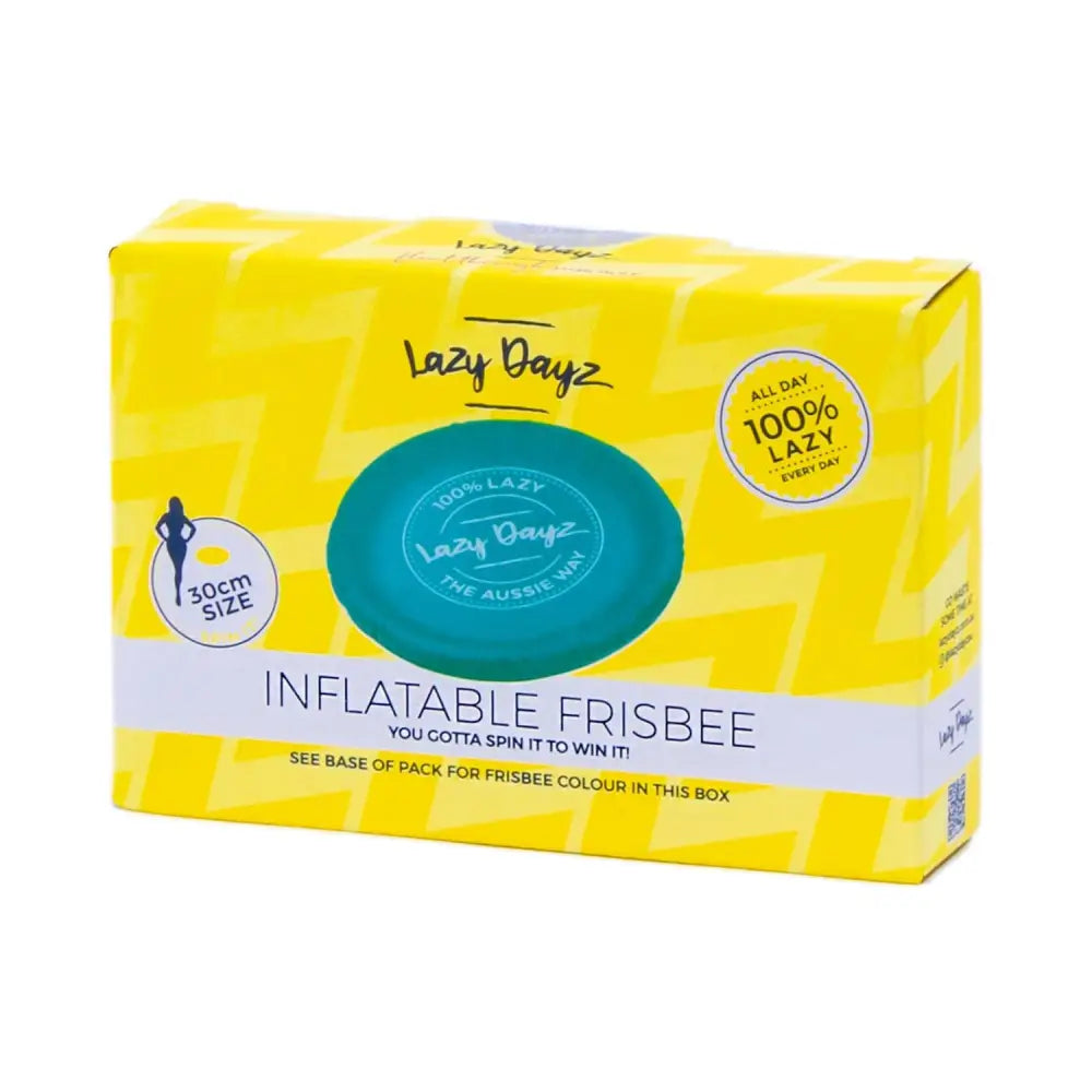 Lazy Dayz Inflatable Frisbee - Teal - Occasions > Party & Birthday Novelties > Party Supplies