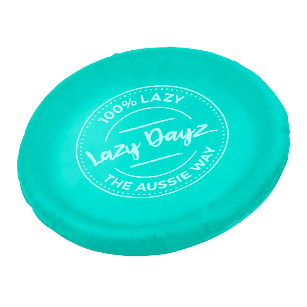 Lazy Dayz Inflatable Frisbee - Teal - Occasions > Party & Birthday Novelties > Party Supplies