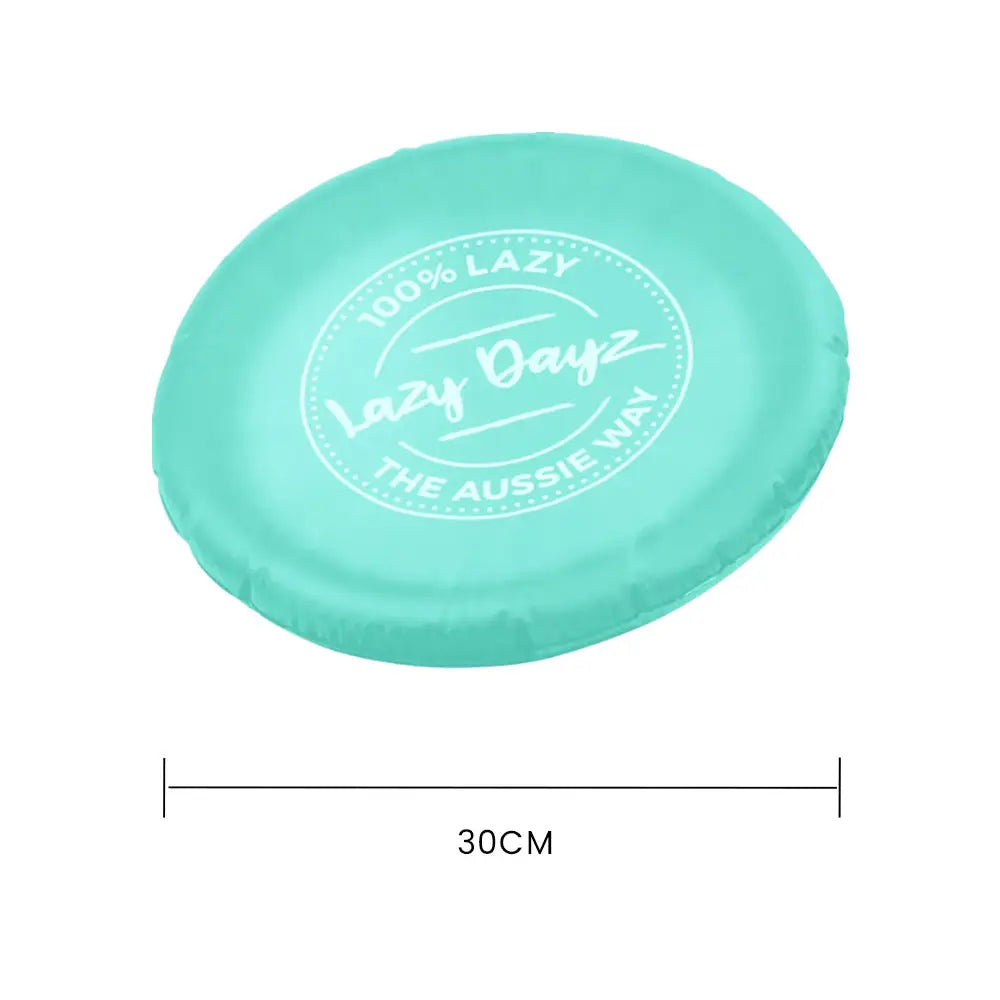 Lazy Dayz Inflatable Frisbee - Teal - Occasions > Party & Birthday Novelties > Party Supplies
