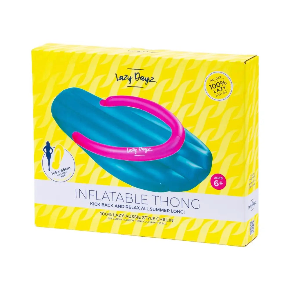 Lazy Dayz Inflatable Thong - Teal - Baby & Kids > Baby & Kid’s Toys > Outdoor Play Equipment