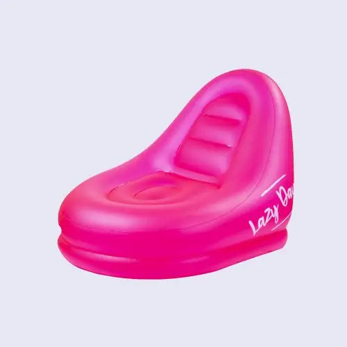 Lazy Dayz Jumbo Inflatable Chair - Pink - Furniture > Office > Office & Desk Chairs