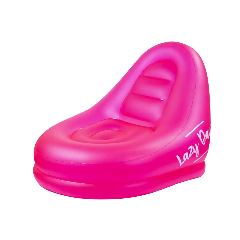 Lazy Dayz Jumbo Inflatable Chair - Pink - Furniture > Office > Office & Desk Chairs