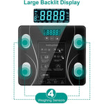 LCD Scales Body Weight Bathroom Bath room Body Fat Gym Fitness Scale BMI BMR - Home & Garden > Scales > Bathroom Scales