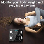 LCD Scales Body Weight Bathroom Bath room Body Fat Gym Fitness Scale BMI BMR - Home & Garden > Scales > Bathroom Scales