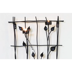 Leaf Style Black Tealight Candle Holders Wall Art Decor - Home & Garden > Decor