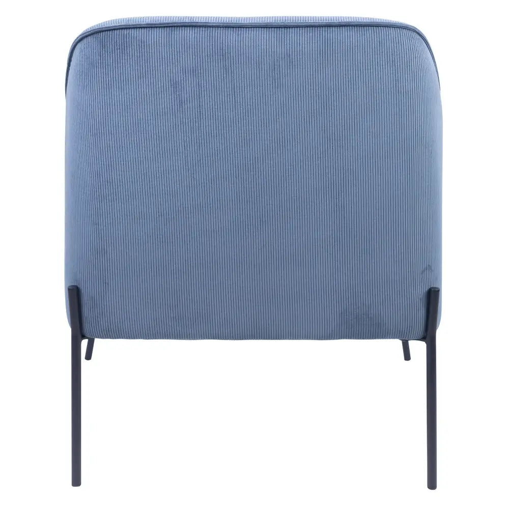 Leah Fabric Armchair Occasional Accent Arm Chair Blue - Furniture > Sofas