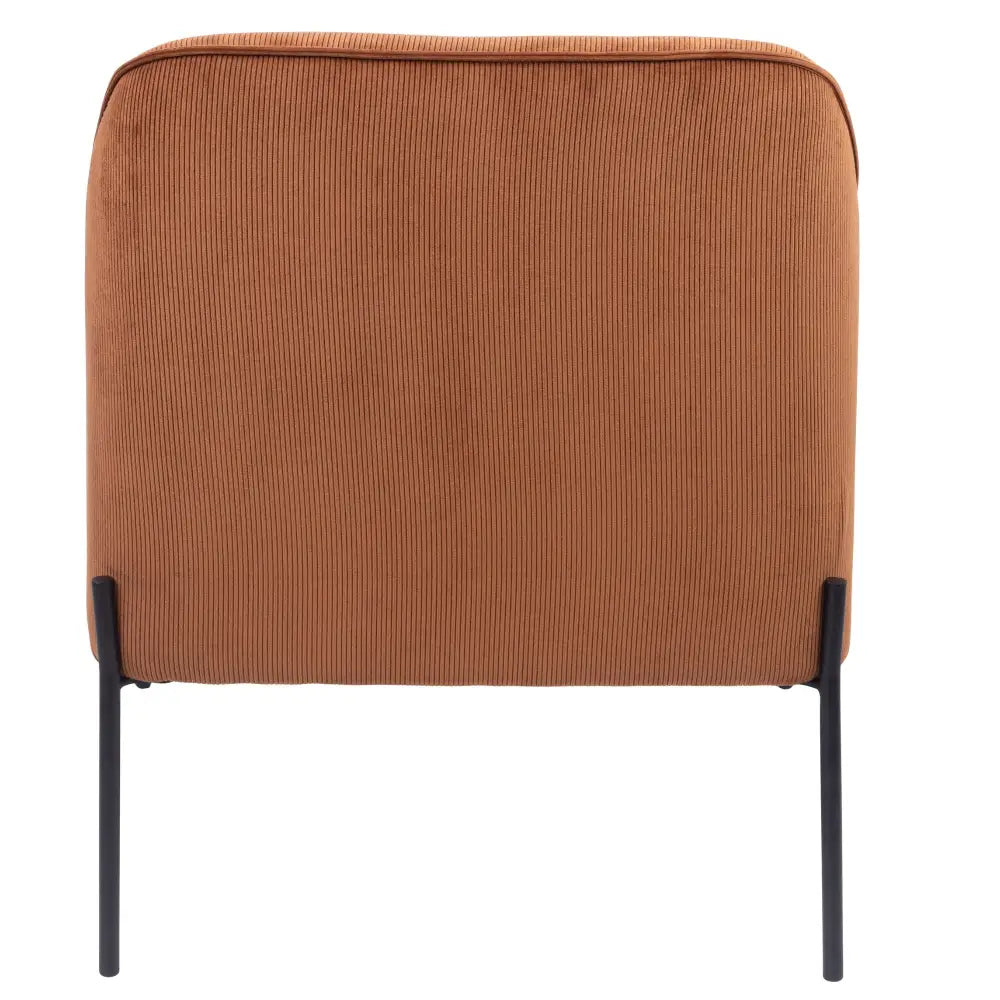 Leah Fabric Armchair Occasional Accent Arm Chair Brown - Furniture > Sofas