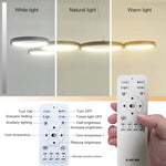 LED Black pendent Light with Remote Control 54W - Home & Garden > Lighting