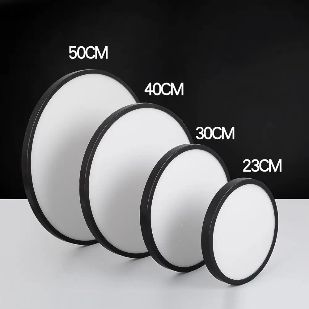 LED Ceiling Light Fixture Natural Light 28W 4500K,Black - Home & Garden > Lighting