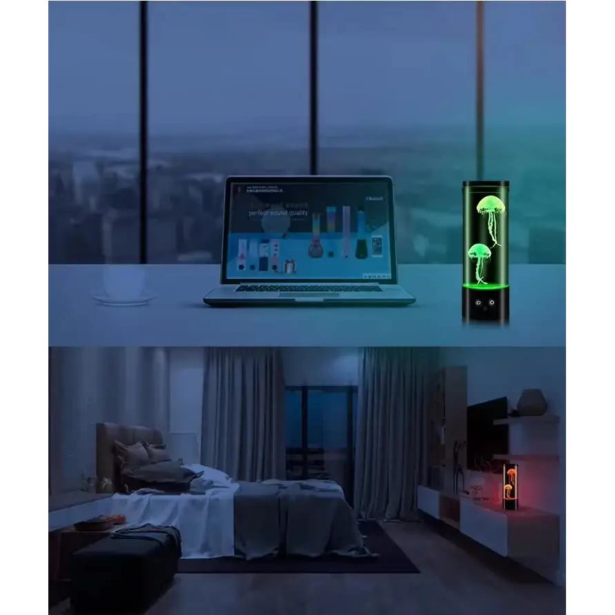 LED Jellyfish Lamp - Creative Night Light for Bedroom and Children’s Room - Home & Garden > Lighting > Table Lamps
