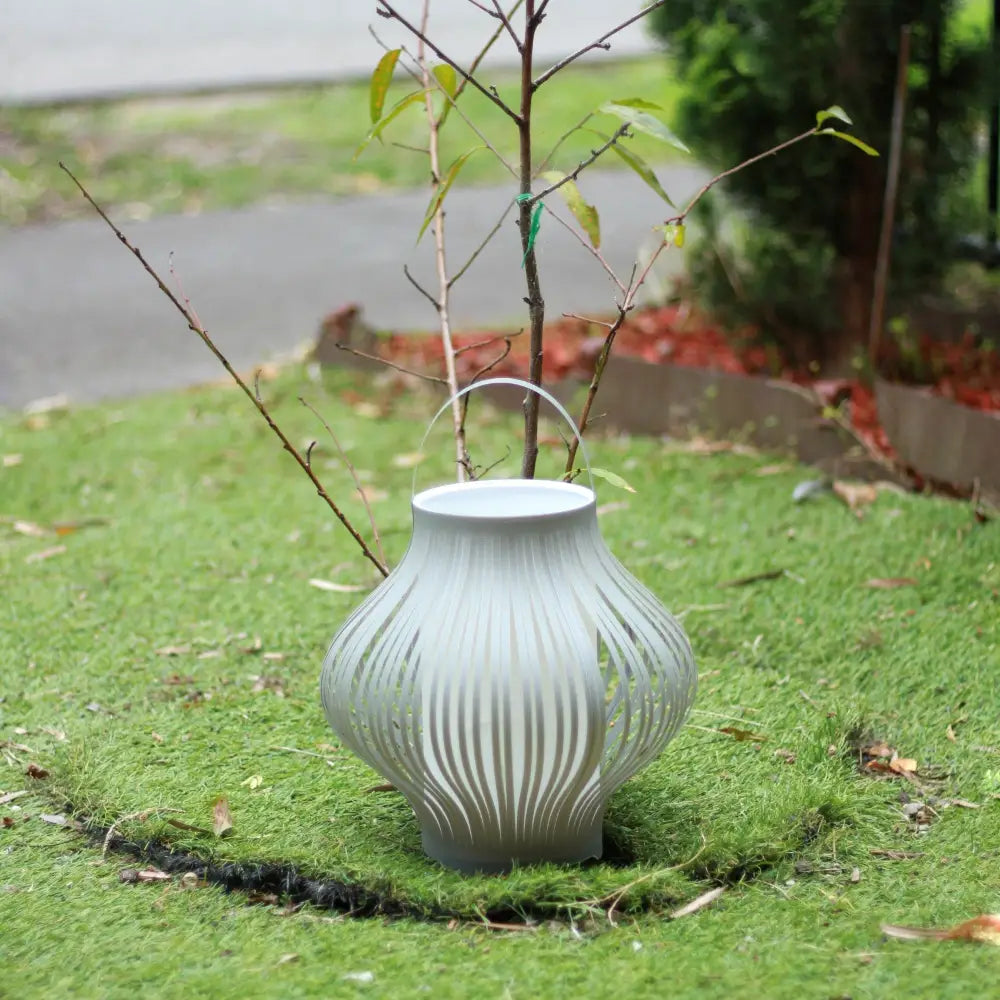 LED Retractable Lantern - Grey - Home & Garden > Lighting > Night Lights & Ambient Lighting