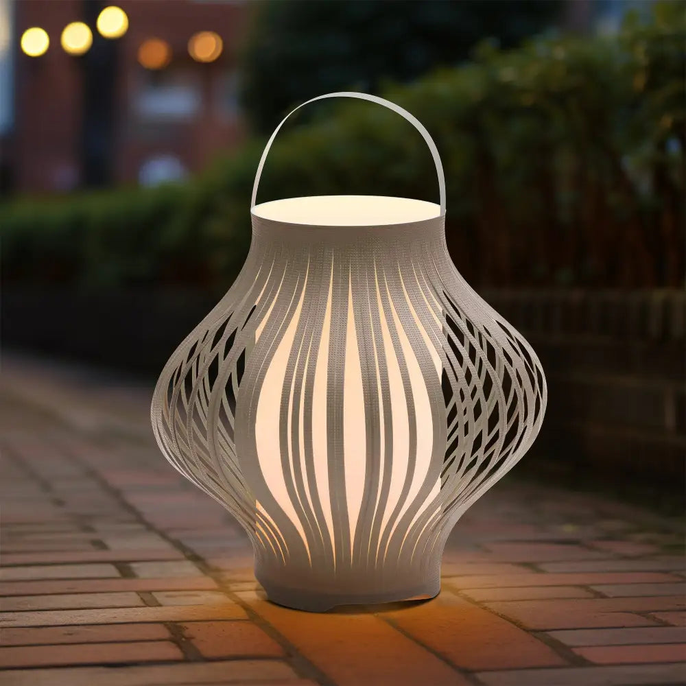 LED Retractable Lantern - Grey - Home & Garden > Lighting > Night Lights & Ambient Lighting