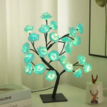 LED Rose Flower Tree Light with Detachable Base and USB Switch – Decorative Night Light for Home Décor - Home & Garden