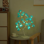 LED Rose Flower Tree Light with Detachable Base and USB Switch – Decorative Night Light for Home Décor - Home & Garden