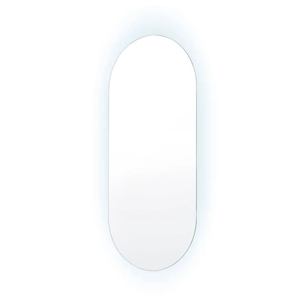 LED Wall Mirror Oval Anti-Fog Bathroom 45x100cm - Home & Garden > Decor > Mirrors