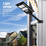 Leier 160 LED Solar Street Light Flood Motion Sensor Remote - Home & Garden > Garden Lights