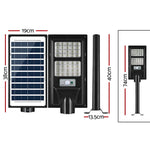 Leier 160 LED Solar Street Light Flood Motion Sensor Remote - Home & Garden > Garden Lights
