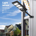 Leier 240 LED Solar Street Light Flood Motion Sensor Remote - Home & Garden > Garden Lights