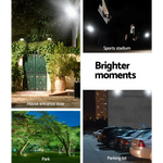 Leier 80 LED Solar Street Light 60W Flood Motion Sensor Remote Outdoor Wall Lamp - Home & Garden > Lighting > Night
