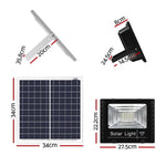 Leier 80 LED Solar Street Light 60W Flood Motion Sensor Remote Outdoor Wall Lamp - Home & Garden > Lighting > Night
