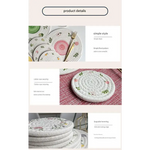 (Lemon) Cotton Rope Woven Placemats - Set of 5 11cm Diameter Heat Resistant Kitchen Decor - Home & Garden > Kitchenware