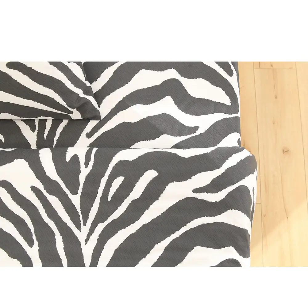 Leopard Duvet Cover - 3 Piece Bedding Set (with Corner Ties)Quilt cover 230cm x 230cm pillowcase 51 x 92cm - Home &