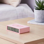 Lexon Flip Classic Reversible Alarm Clock - Pink - Home & Garden > Decor > Clocks