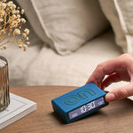 Lexon Flip Mini Reversible Alarm Clock - Blue - Home & Garden > Decor > Clocks