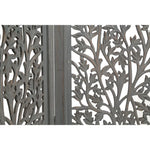 Life Dig 4 Panel Room Divider Screen Privacy Shoji Timber Wood Stand - Dark Grey - Furniture > Living Room