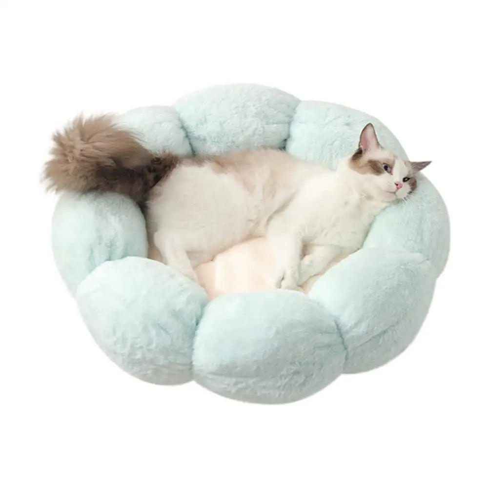 LIFEBEA Anti Skid Cute Cat Bed for Cats and Small Dogs-Light Green-S - Pet Care > Cat Supplies > Cat Furniture