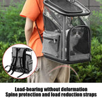 LIFEBEA Cat Pet Carrier Backpack - Dog Puppy Travel Space Carrier Bag - Intimate Design & Easy Access for Pets