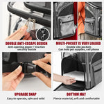 LIFEBEA Cat Pet Carrier Backpack - Dog Puppy Travel Space Carrier Bag - Intimate Design & Easy Access for Pets