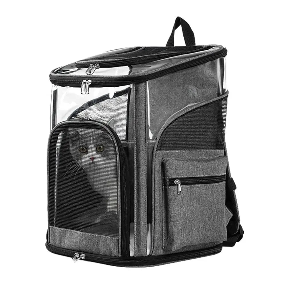 LIFEBEA Cat Pet Carrier Backpack - Dog Puppy Travel Space Carrier Bag - Intimate Design & Easy Access for Pets