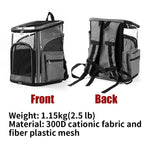 LIFEBEA Cat Pet Carrier Backpack - Dog Puppy Travel Space Carrier Bag - Intimate Design & Easy Access for Pets