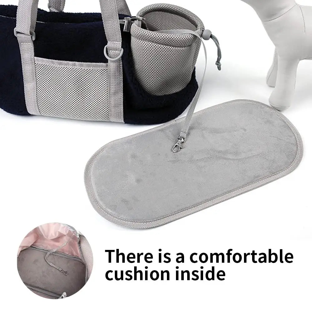 LIFEBEA Small Cat Carrier Pet bag: Comfy Shoulder Bag with Adjustable Strap for Small Dogs Puppies Kittens Up to 3kg